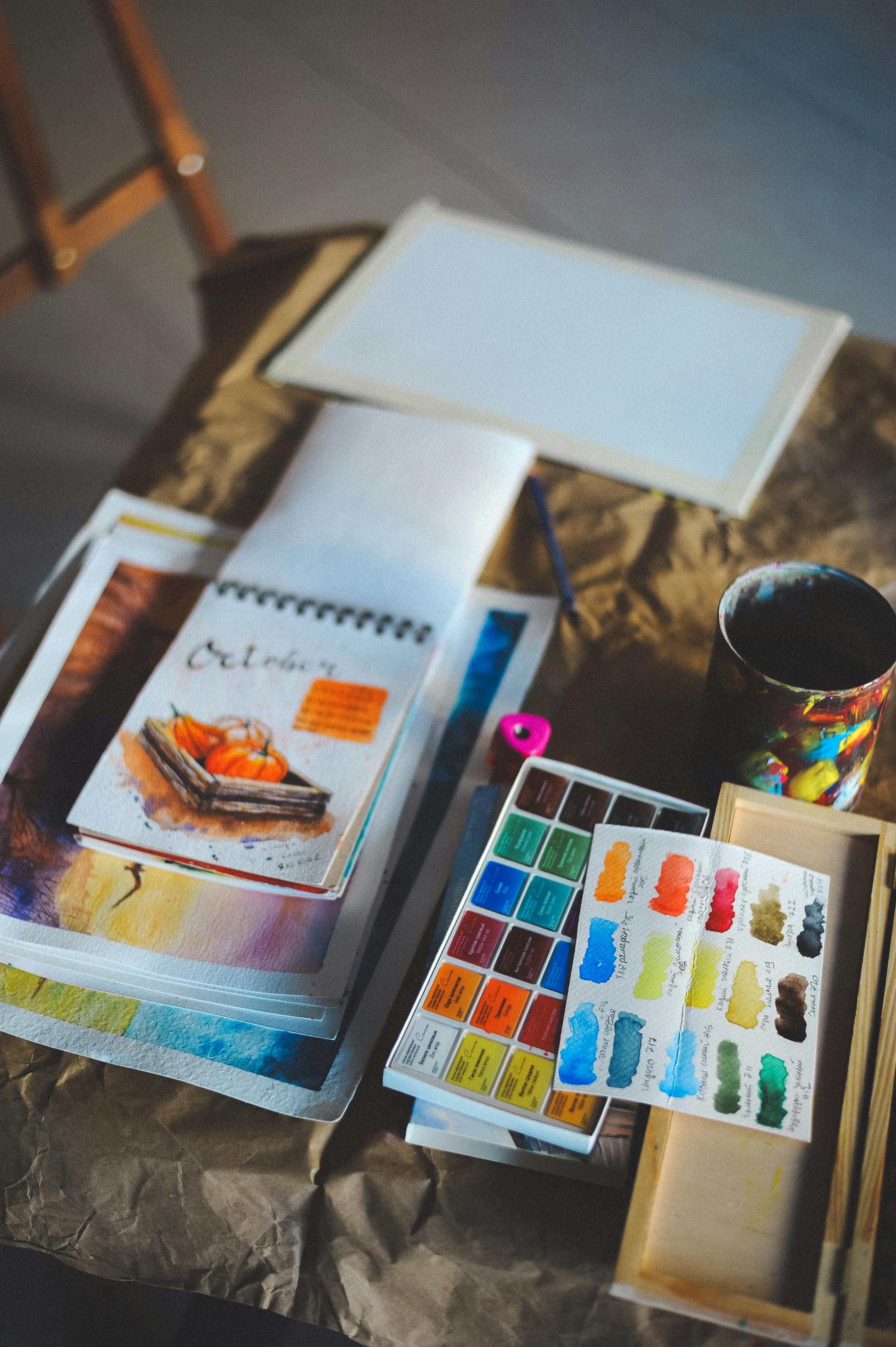 Watercolor Travel Palette